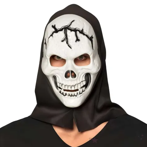 xx maska czaszka z kapturem