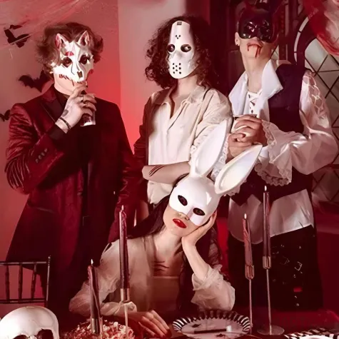 xx maska hokejowa 20x24cm bialy