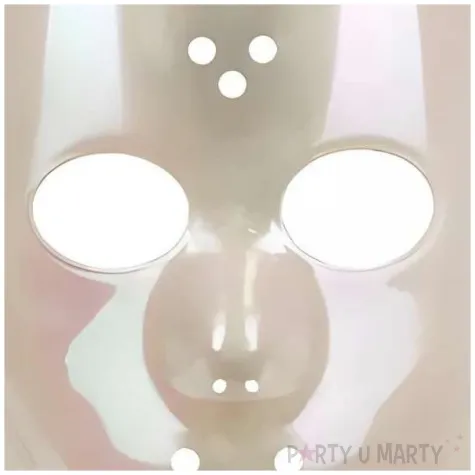 xx maska hokejowa 20x24cm bialy