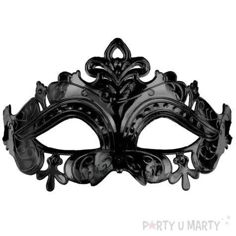xx maska karnawalowa 17x9 cm czarny