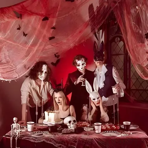 xx maska krwawy wilk 17x20cm mix