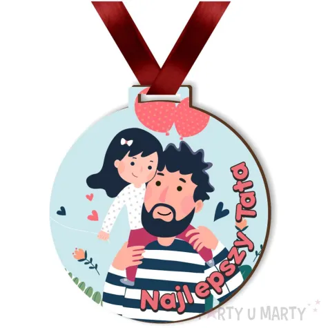 xx medal dr dzien ojca najlepszy tata