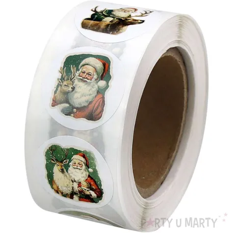 xx naklejka nalepka craft fun series mikolaj vintage naklejki na rolce titanum 25yq 010