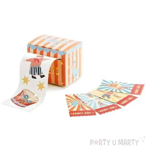 xx naklejki cyrk mix 1 op 7 szt