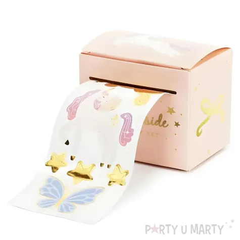 xx naklejki jednorozce mix 1 op 3 szt