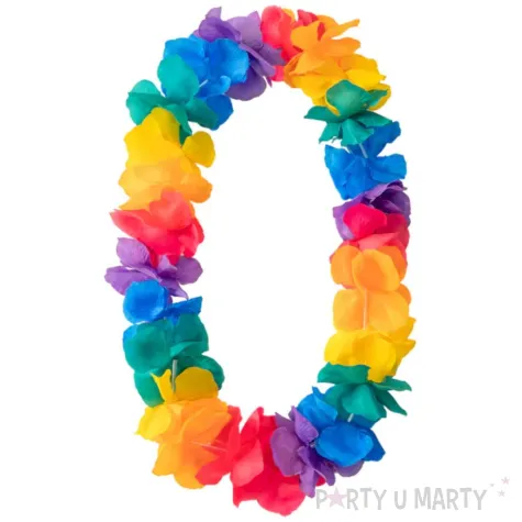 xx naszyjnik hawajski kolorowy 115 cm