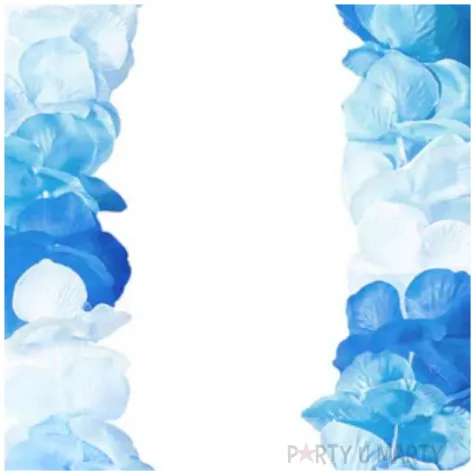 xx naszyjnik hawajski niebieski 115 cm