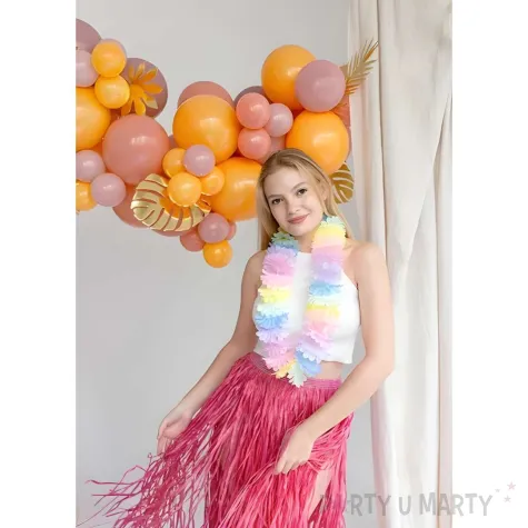 xx naszyjnik hawajski pastelowy 1 2 m