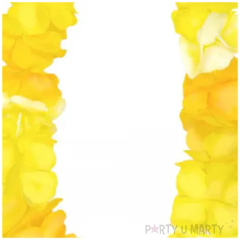 xx naszyjnik hawajski zolty 115 cm