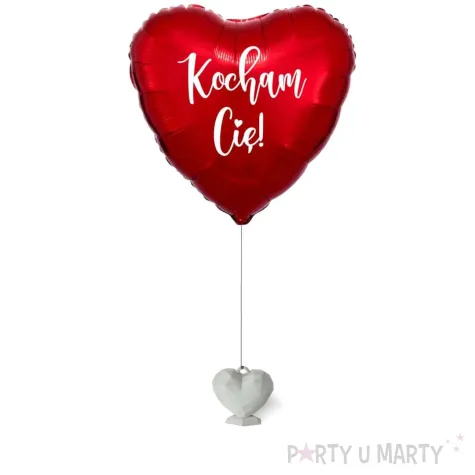 xx obciaznik serce geometryczne biale