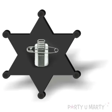 xx odznaka szeryf srebrna