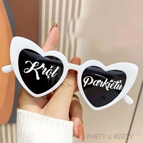 xx okulary krol parkietu serce