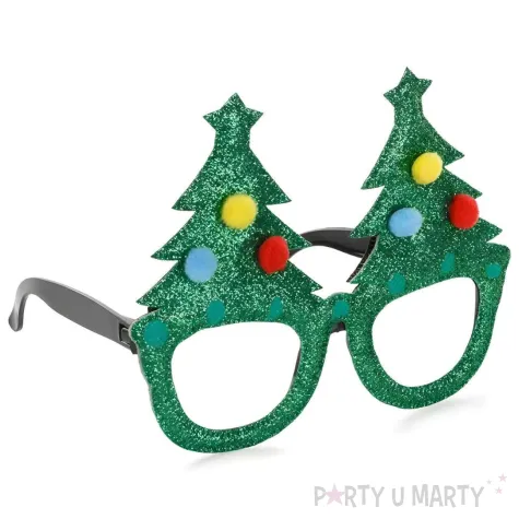 xx okulary swi teczne choinki mix