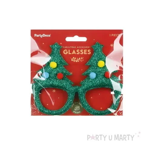 xx okulary swi teczne choinki mix