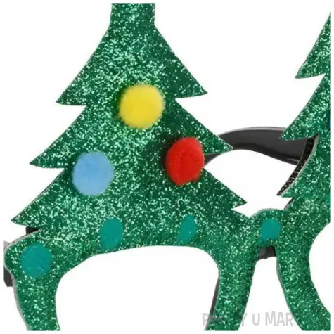 xx okulary swi teczne choinki mix