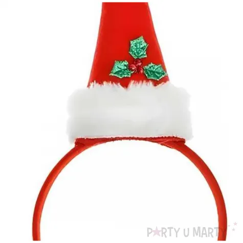 xx opaska czapka mikolaja 11x26 5cm mix