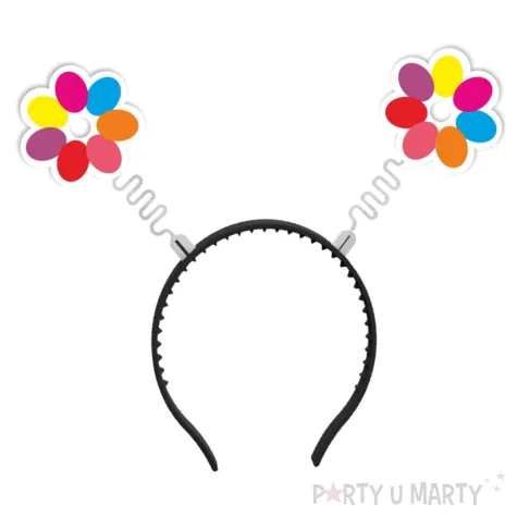 xx opaska kwiatek kolorowy