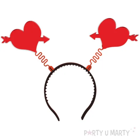 xx opaska serca i strzala czerw