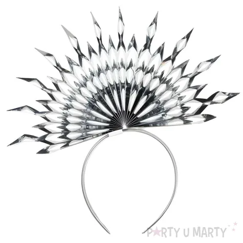 xx opaska sniezynki 30 x 28cm srebrny