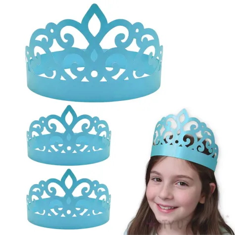 xx opaski papierowe tiara delux niebieski