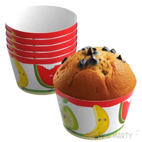 xx oslonki na muffinki owoce