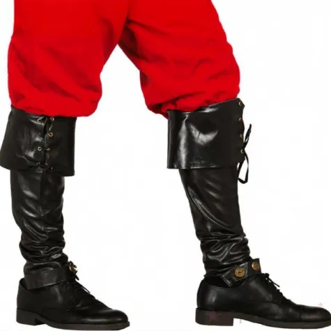 xx pair of luxury black gaiters 57 cm