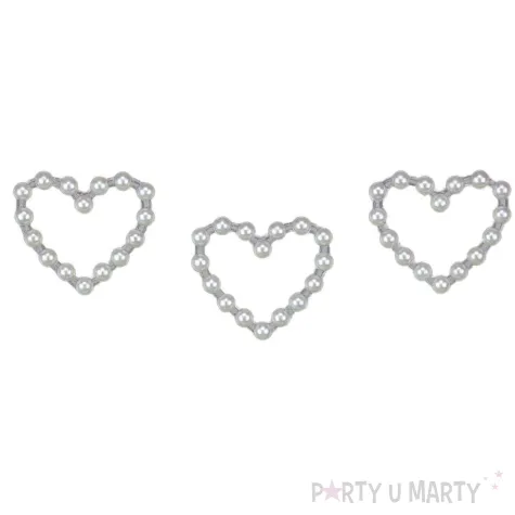 xx perelki samoprzylepne serca 20x18mm 15szt 627675