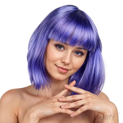 xx peruka kleopatra fioletowa