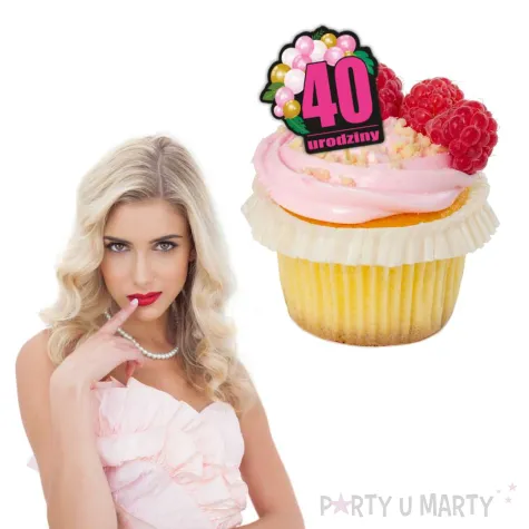 xx pikery 40 urodziny roz baloniki