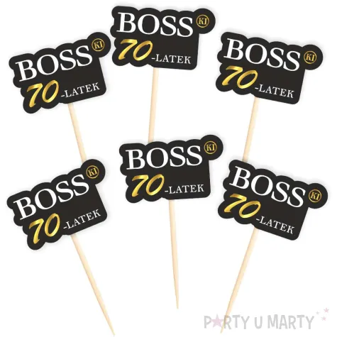 xx pikery bosski 70 latek 6 szt