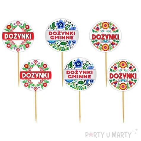 xx pikery dozynki kwiaty folklor x6