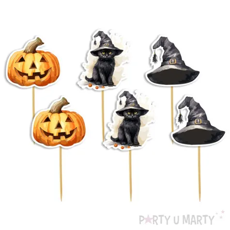 xx pikery halloween kot i dynia x6