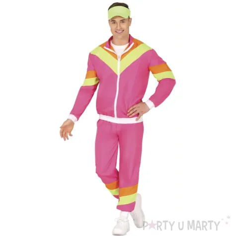 xx pink neon tracksuit adult 48 50 m
