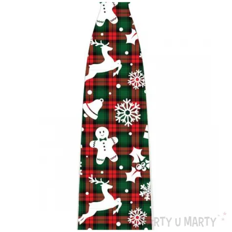 xx plaid christmas tie 45 cm