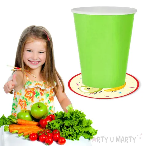 xx podkladki pap owoce x12