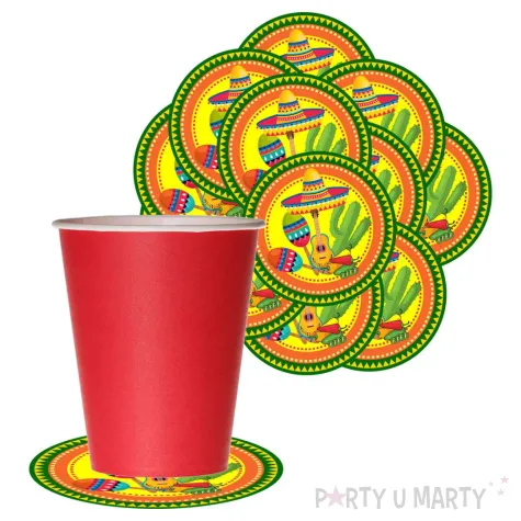 xx podkladki papierowe lato w meksyku x12