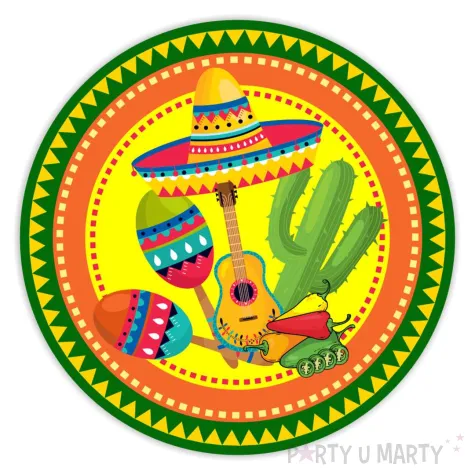 xx podkladki papierowe lato w meksyku x12