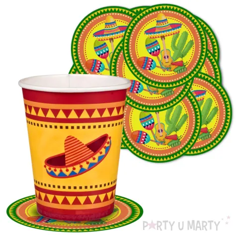 xx podkladki papierowe lato w meksyku x12