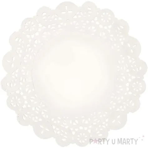 xx podkladki pod talerze bialy srednica ok 35 5 cm 1 op 50 szt