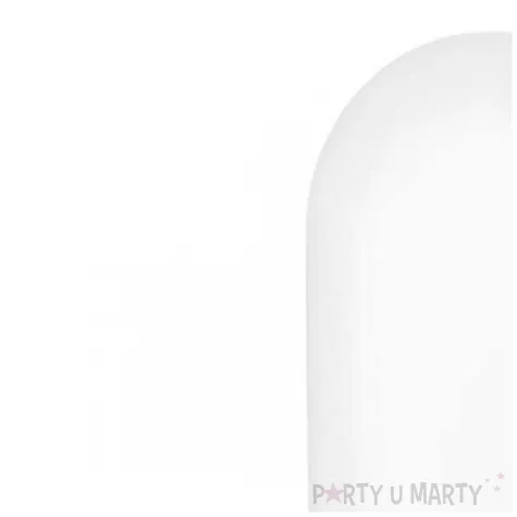 xx pokrowiec na stojak luk 180 cm x 80 cm bialy