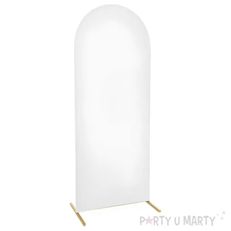 xx pokrowiec na stojak luk 200 cm x 80 cm bialy