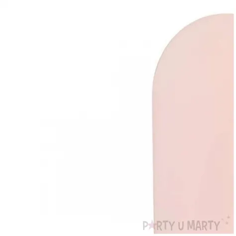 xx pokrowiec na stojak luk 200 cm x 80 cm brudny roz