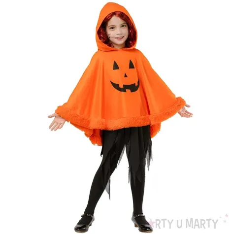 xx ponczo dla dzieci z kapturem dynia rozm uniw