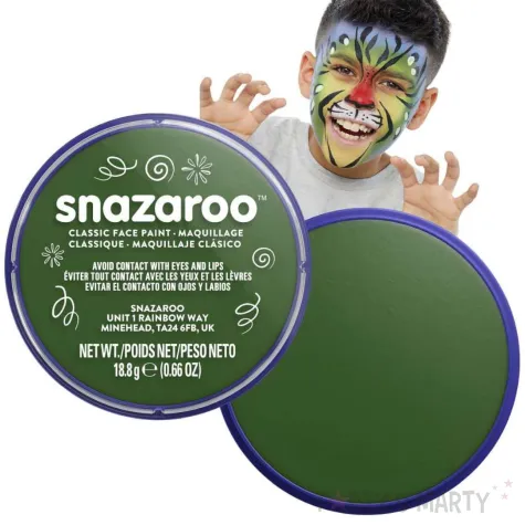 xx ppi sn farba do twarzy 18 ml ciemno zielona