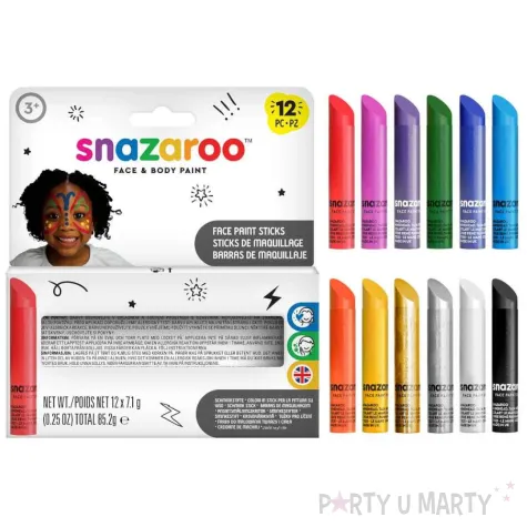 xx ppi sn zestaw kredek do malowania twarzy 1172193 12 szt