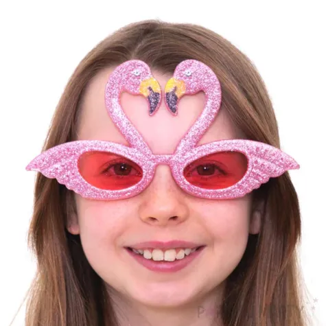 xx przezroczyste okulary z flamingami