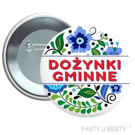 xx przypinka dozynki gminne