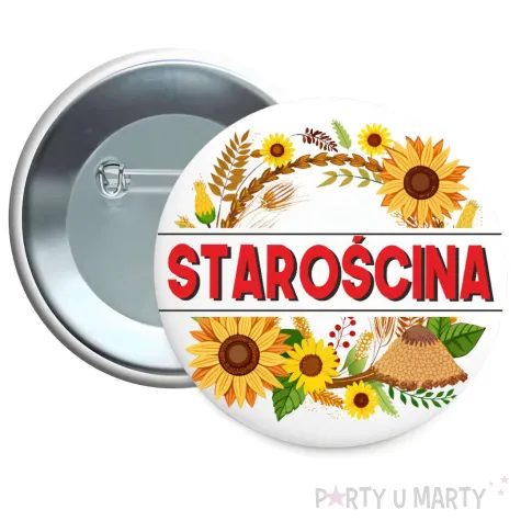 xx przypinka dozynki staroscina