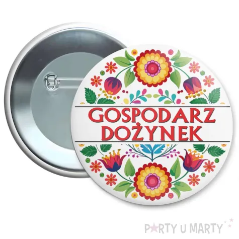 xx przypinka gospodarz domu folklor