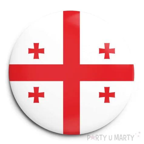 xx przypinka gruzja panstwa swiata